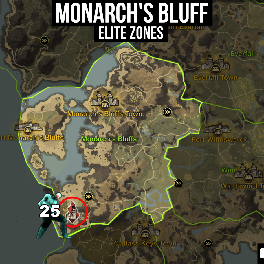 Monarch's Bluff Elite Map
